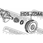 HDS-J35A4, Шкив коленвала J35A4