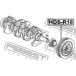 HDS-R18, Шкив коленвала