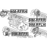 HM-RFLH, HM-RFLH_подушка двигателя левая!\ Honda Step WGN RF3-RF8 01-05