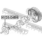 HYDS-D4BH, Шкив коленвала