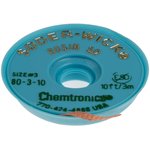 80-3-10, 3m Desoldering Braid, Width 2mm