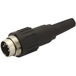 T3360-130, Circular DIN Connectors MALE CABLE CONNECTOR 5 WAY