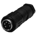 T3375-501, Circular DIN Connectors FEMALE CABLE CONNECTOR 5 WAY