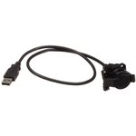 USBAPSCC7205A, USB Cables / IEEE 1394 Cables USB A Fld JamNutRcpt ...