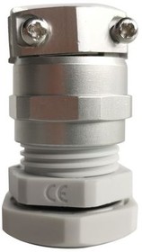 RND 465-00823, Cable Gland with Clamp, 4 ... 8mm, M14, Polyamide, Grey