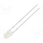 OSW54K3131A-1MA, LED; 3mm; white cold; 1120?1560mcd; 30°; Front: convex; 2.8?3.4V