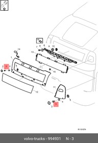 994931, Болт М8х30 VOLVO