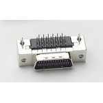 10120-52B2PC, D-Sub Micro-D Connectors 20P THRUHOLE RA PLUG