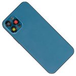 (iPhone 12 Pro) задняя крышка в сборе с рамкой для iPhone 12 Pro, синий