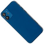 (iPhone 12 Mini) задняя крышка в сборе с рамкой для iPhone 12 Mini, синий