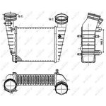 30147A, Радиатор-интеркулер VW PASSAT 00-05, SKODA SUPERB 02-08,