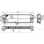 30310, Радиатор-интеркулер VW CRAFTER 30-35 06-, CRAFTER 30-50 06- ...