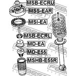 msb-ecru, Втулка заднего амортизатора MITSUBISHI GALANT EA 1996-2003