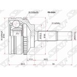 RN-846A, Шрус наружный RENAULT CLIO II 98-08/KANGOO 97-09