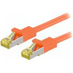 91624, Patch cord; S/FTP; 6a; stranded; Cu; LSZH; orange; 5m; 26AWG