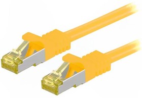 Фото 1/2 91674, Patch cord; S/FTP; 6a; stranded; Cu; LSZH; yellow; 30m; 26AWG