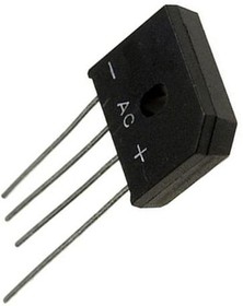 KBU606, Мост выпрямительный 6A 420V(RMS) 5/5mm