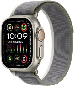 Фото 1/3 Смарт-часы Apple Watch Ultra 2 A2986, 49мм, зеленый/серый/титан [mrf43ll/a]