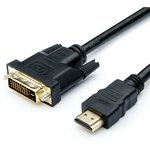 Кабель HDMI/DVI 1.8M AT3808 ATCOM