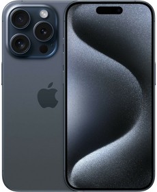 Фото 1/4 Смартфон Apple iPhone 15 Pro 256Gb, A3104, синий титан