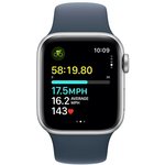 Смарт-часы Apple Watch SE 2023 A2722 40мм OLED корп.серебристый Sport Band ...