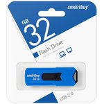 USB 2.0 накопитель Smartbuy 032GB STREAM Blue (SB32GBST-B)