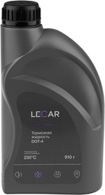 Жидкость тормозная ДОТ-4 (910г) (LECAR) фирм.упак.