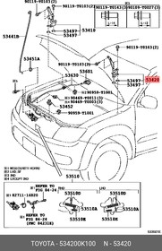 534200K100, Петля капота [ORG]