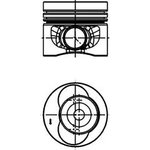 40683620, Поршень ДВС VW Crafter/LT 2.5TDi =81 2.5x2x3 BJM 0.50 06