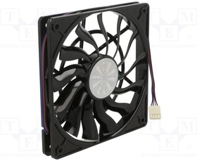 AK-FN078, Fan: DC; axial; 12VDC; 120x120x15mm; 30.32dBA; EBR; 600?1600rpm