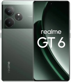 Смартфон REALME GT 6 16/512Gb, RMX3851, зеленый туман | купить в розницу и оптом