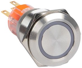 s-pro67-121, Кнопка S-Pro67 19мм без фикс. с зел. подсветкой 230В PROxima – купить оптом и в розницу
