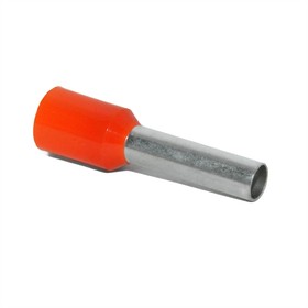 Наконечник штыревой втулочный изолированный KTE 4-12 4mm2/L=12mm/Оранжевый (упак=500 шт.)