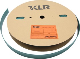 Трубка термоусадочная KLR-GSHS-Z-2X-25.4-GN 25.4/12.7мм/Коэффициент усадки: 2:1/Раб. напряжение: 600В/Цвет: Зеленый (НУ=50м.)