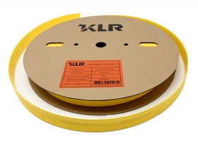 Трубка термоусадочная KLR-GSHS-Z-2X-25.4-YL 25.4/12.7мм/Коэффициент усадки: 2:1/Раб. напряжение: 600В/Цвет: Желтый (НУ=50м.)
