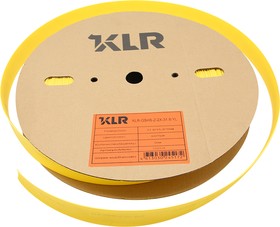 Трубка термоусадочная KLR-GSHS-Z-2X-31.8-YL 31.8/15.9мм/Коэффициент усадки: 2:1/Раб. напряжение: 600В/Цвет: Желтый (НУ=50м.)
