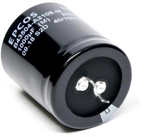 B43504A5227M000, Aluminum Electrolytic Capacitors - Snap In 450VDC 220uF 20% PVC STD 6.3mm Term