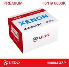 Фото 1/2 00086lxsp, Комплект ксенона H8/H9 6000K LEDO Premium (AC/12V)