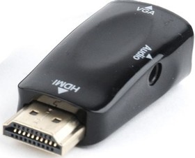 Filum Адаптер HDMI - VGA, 0.15 м., разъемы: HDMI A male-VGA female-mini jack female, пакет. [FL-A-HM-VGAF-mjack-1] (894151)