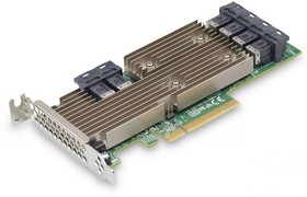 Адаптер Broadcom/LSI 9305-24i (PCI-E 3.0 x8, LP ) SAS/SATA 12G, Non-RAID -до 1024, 24port (6*intSFF8643), каб. отдельно, 1 year