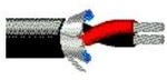 5140F1-BLK-1000, Multi-Conductor Cable 2Conductors 14AWG 8.28mm 300VAC Black 305m Reel
