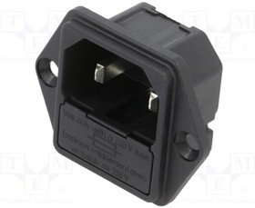 6202.2100, AC Power Entry Modules Appliance Inlet 1P 5X20