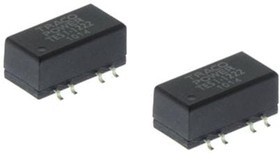 TES 1-0522, Isolated DC/DC Converters - SMD Product Type: DC/DC; Package Style: SMD; Output Power (W): 1; Input Voltage: 5 VDC +/-10%; Outpu