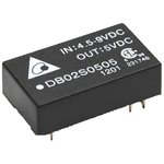 DB02S2415A, Isolated DC/DC Converters - Through Hole DC/DC Converter, 15Vout, 2W
