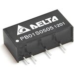 PB01S0505A, Isolated DC/DC Converters - Through Hole DC/DC Converter, 5Vout, 1W