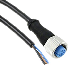 1-2273023-1, Straight Female 3 way M12 to Unterminated Sensor Actuator Cable, 1.5m