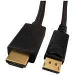 BC-DH006F, Audio Cables / Video Cables / RCA Cables DisplayPort 1.2/HDMI 28AWG 6ft