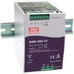 WDR-480-48, Блок питания, вход: 1-2-фазное 180-550В, выход: 48В,10А,480Вт