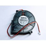 Вентилятор Servo SMBD24Z4 DC 24V 0.12A 2.7W 76x25 2pin улитка