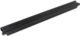 Фото 1/7 ЦМО Фальшпанель быстросъёмная пластиковая в шкаф 19" 1U, цвет черный (ФП-1.П-9005)